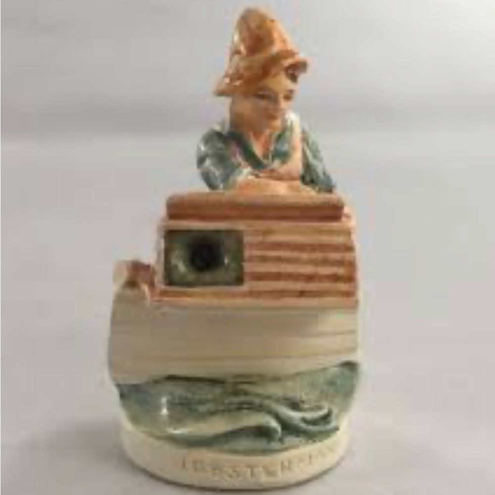 Vintage SEBASTIAN MINIATURES #6201 LOBSTERMAN ceramic Figurine